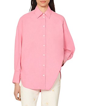 Pink Women's Button Down Shirts & Tops - Bloomingdale's