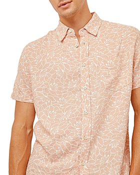 Pink Designer Men's Short Sleeve Shirts - Bloomingdale's