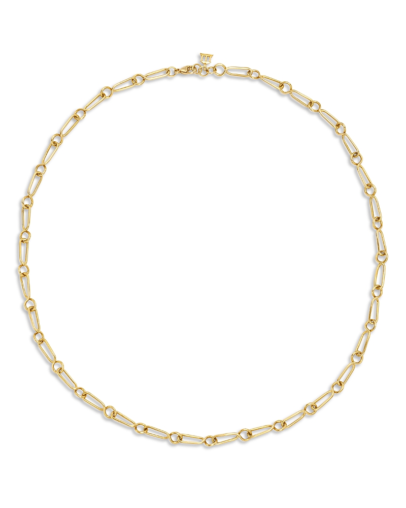Temple St Clair Classic 18k Gold Small River Chain Necklace In Gold