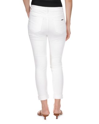 michael kors white capri jeans