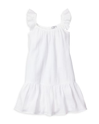 Petite Plume Girls' White Gauze Celeste Nightdress - Baby, Little Kid, Big Kid