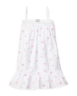 Petite Plume Girls' Butterflies Lily Nightgown - Baby, Little Kid, Big Kid In White