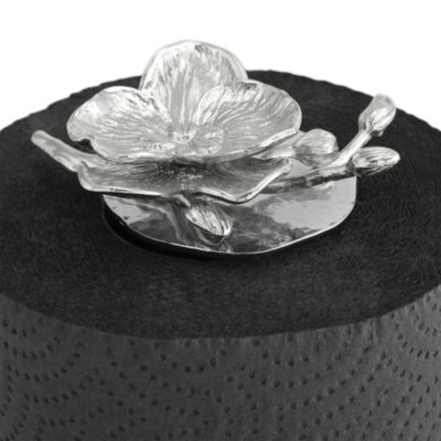White Orchid Paper Towel Holder 