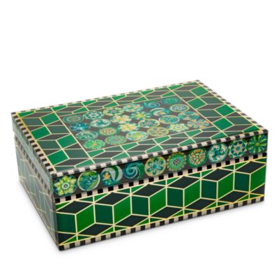 Mackenzie-Childs - Large Vintage Buttons Jewelry Box