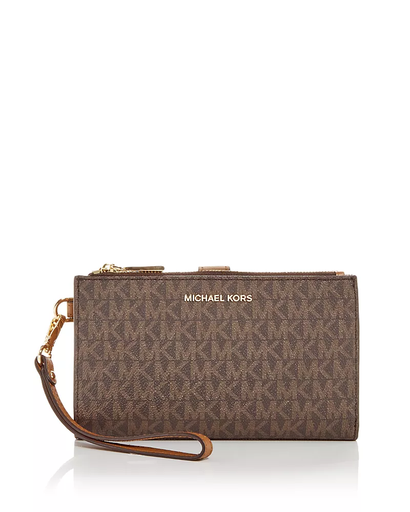 Michael Michael Kors Signature Print Wristlet Wallet