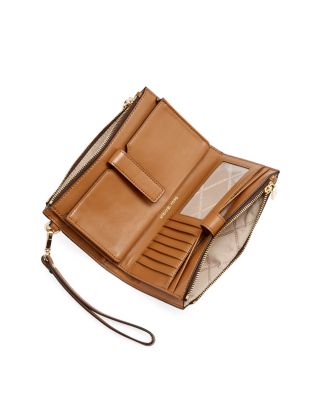 Signature Print Wristlet Wallet