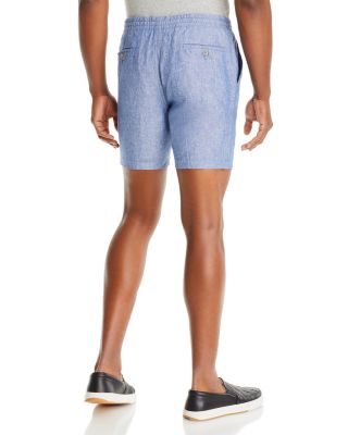mens slim fit linen shorts