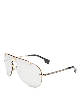 Versace - Men's Aviator Shield Sunglasses, 142mm