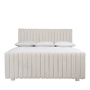 Bernhardt Silhouette Upholstered Queen Bed In Cream
