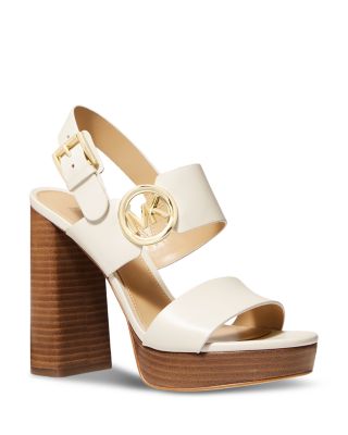 Michael kors deals charm platform sandal