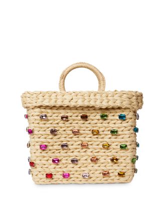 btb los angeles straw tote