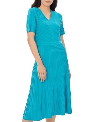 Misook - Ribbed Midi Dress