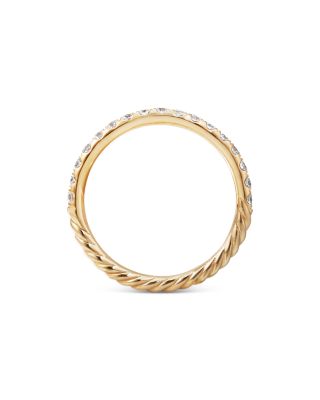 18K Yellow Gold Cable Collectibles&reg; Diamond Band