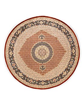 Vaserely large circular wool rug at Made