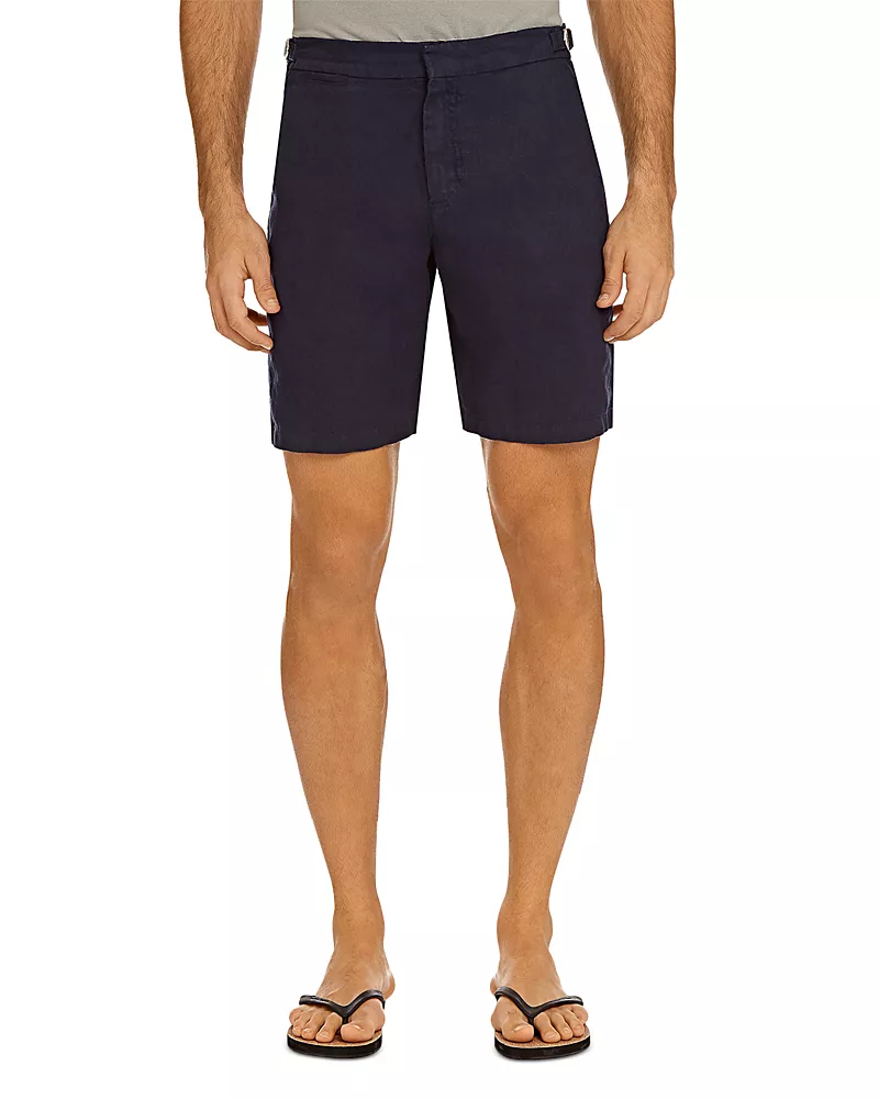 Orlebar Brown Norwich Linen Tailored Fit Shorts