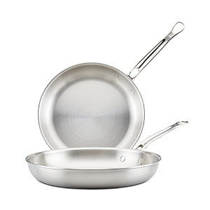 Shop Hestan Insignia Saute Pans, Set Of 2 In Silver