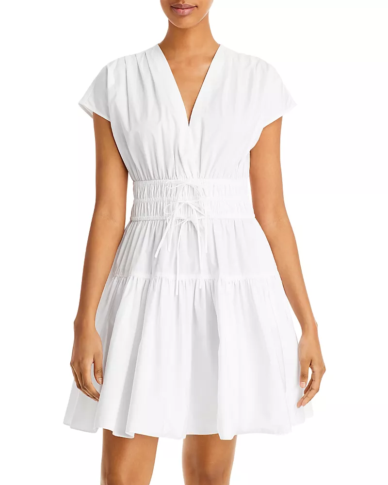 Derek Lam 10 Crosby Tora Cotton Poplin Mini Dress