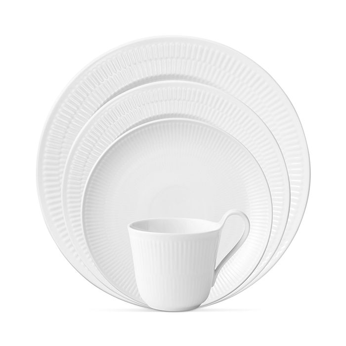 Royal Copenhagen - White Fluted Plain Dinnerware