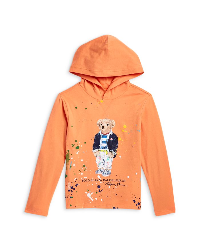 Ralph lauren clearance orange hoodie