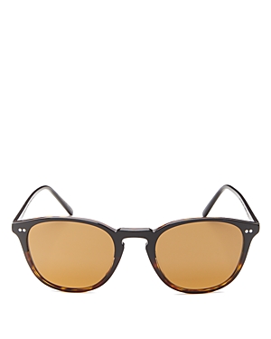 Oliver Peoples Unisex Forman Round Sunglasses, 51mm In Brown