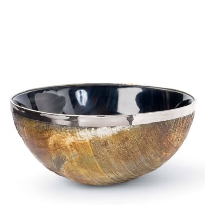 Regina Andrew - Polished Horn and Brass Bowl