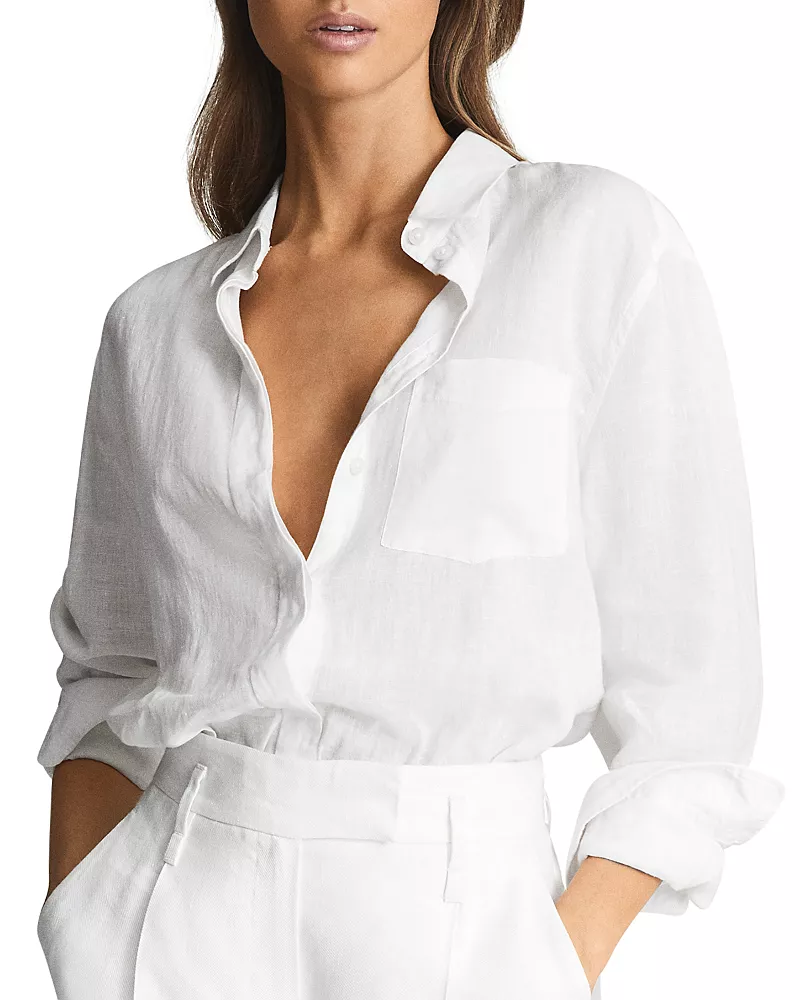 Reiss Campbell Linen Shirt