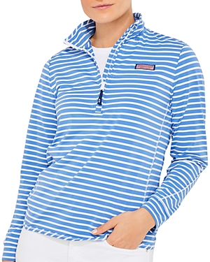 VINEYARD VINES SANKATY SHEP STRIPED HALF ZIP SWEATSHIRT