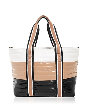 Think Royln Wingman Quilted Stripe Tote