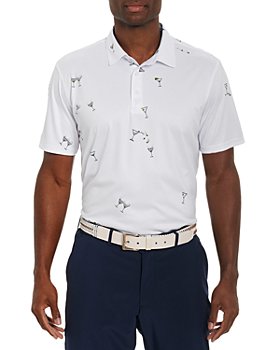 Robert Graham - Gibson Stretch Printed Classic Fit Performance Polo Shirt