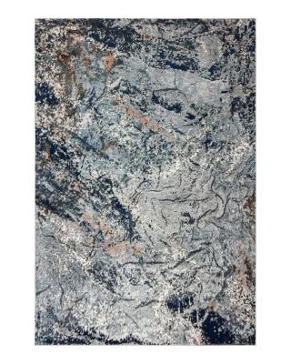Lr Home Tempest Abstract Arctic Glacier Gray Area Rug, 5' x 7'6
