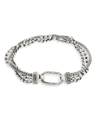 John Hardy Sterling Silver Classic Chain Multi Strand Bracelet