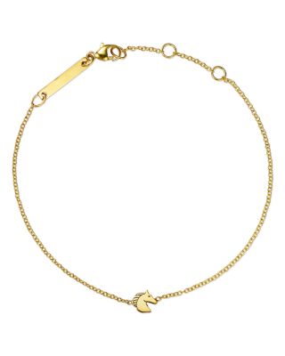 Zoë Chicco - 14K Yellow Gold Itty Bitty Symbols Horse Bracelet