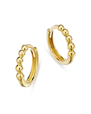 Zoë Chicco 14k Yellow Gold Beads Huggie Hoop Earrings