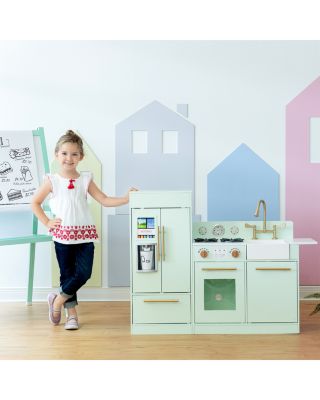 Little Chef Charlotte Modern Mint Gold Play Kitchen - Ages 3+