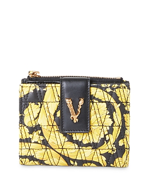 Versace Virtus Quilted Leather Wallet