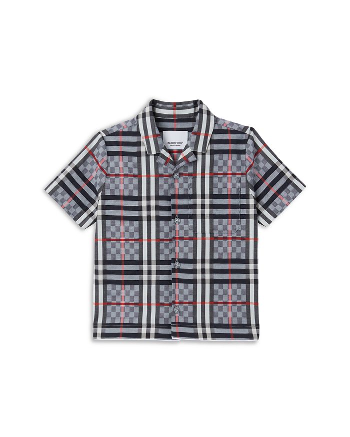 Burberry Boys Mini Herbie Plaid Shirt Baby Little Kid