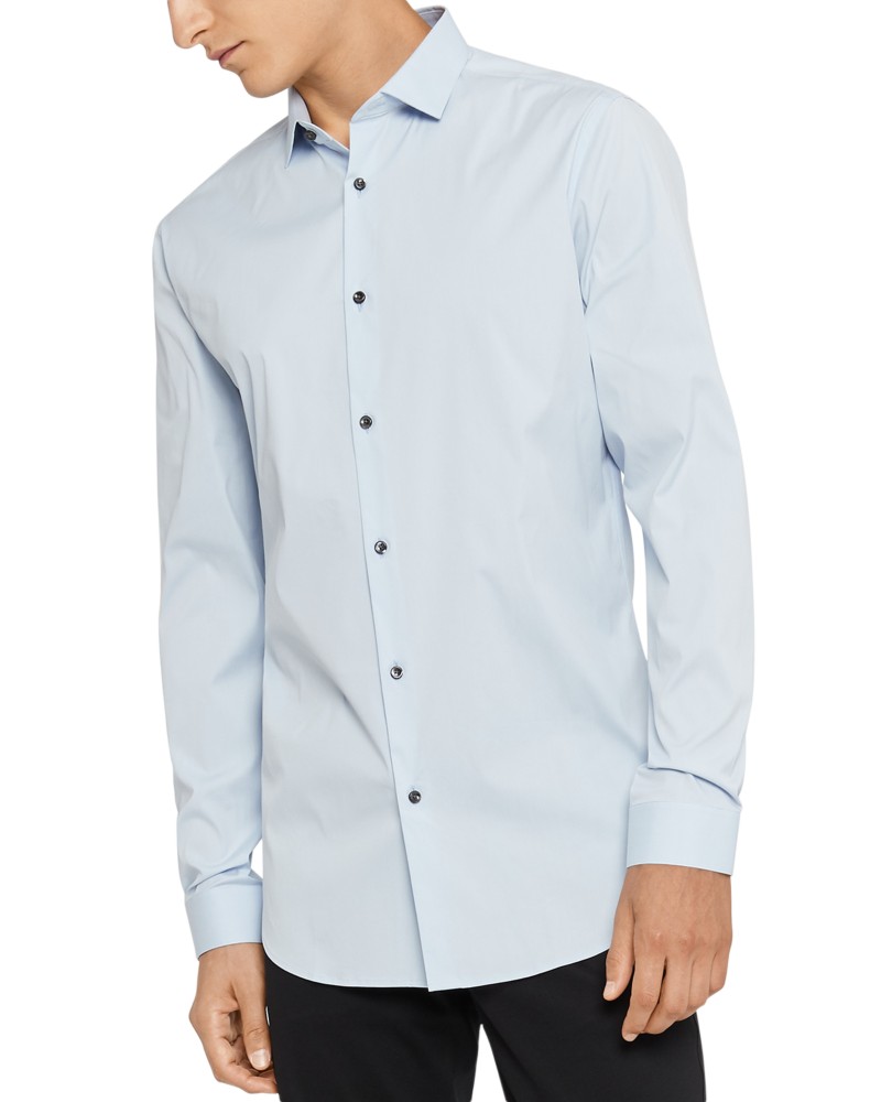Theory Sylvain Button Down in Wealth in Olympic