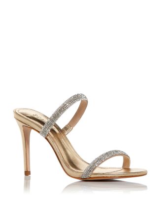 SCHUTZ Women's Taliah Embellished High Heel Slide Sandals | Bloomingdale's