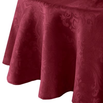 Caiden Elegance Damask Round Tablecloth, 90" x 90"