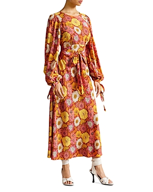 TED BAKER LELYAH PRINTED MAXI DRESS