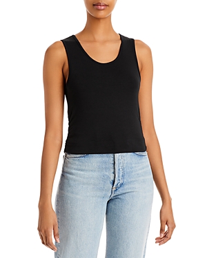 Atm Anthony Thomas Melillo Side Ruched Top In Black