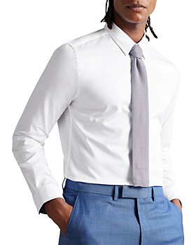 Ted Baker - Holmess Solid Slim Fit Button Down Dress Shirt