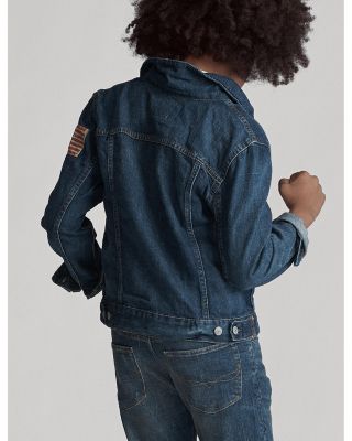 Boys' Cotton Denim Trucker Jacket - Big Kid