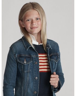 Girls' Denim Trucker Jacket - Big Kid