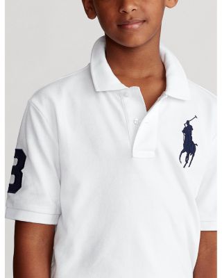 Boys' Cotton Mesh Polo - Big Kid