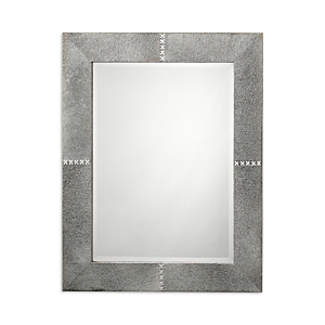 Shop Jamie Young Cross Stitch Rectangle Mirror In Gray