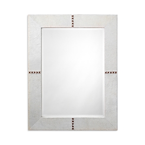 Shop Jamie Young Cross Stitch Rectangle Mirror In White