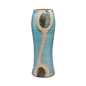 Shop Jamie Young Maryln Vase In Blue