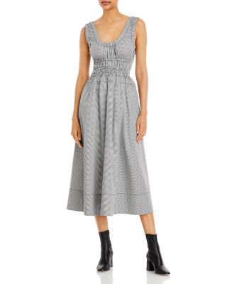 knee length dresses for ladies Halle Strapless Midi Dress