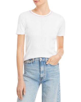 Goldie - Rainbow Cotton Ribbed Tee